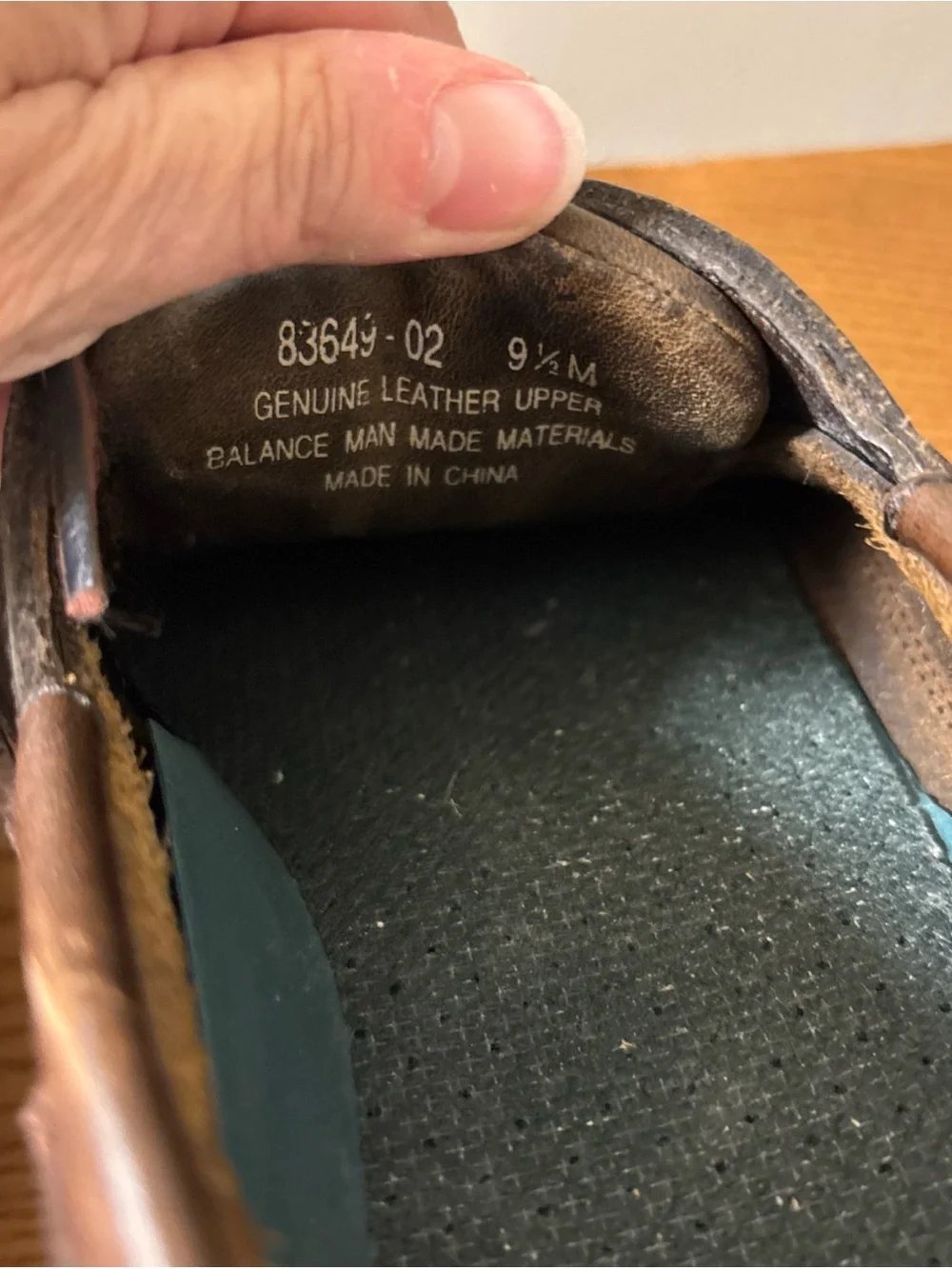 Nunn Bush Brown Leather Boat Shoes with Blue Insoles